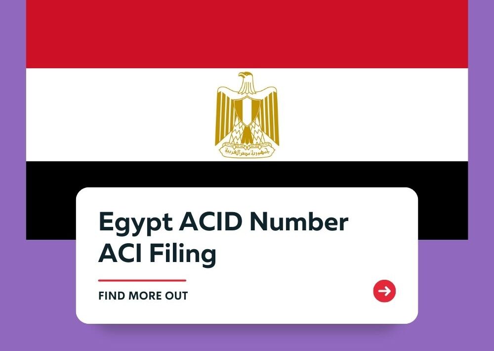 Egypt ACID Number ACI Filing